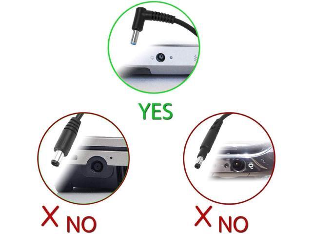 Replacement 45W HP Laptop Charger, 19.5V 2.31A Power Adapter for HP Pavilion 11 13 14 15 Notebook Power Supply with Cord