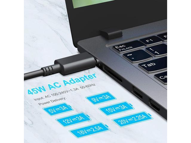 New acer chromebook Charger, 45W USB-C Laptop Charger for Acer Chromebook Spin 311 315 CP311 CP315 CB311 CB315, Chromebook Spin 11 13 15 R13 713...