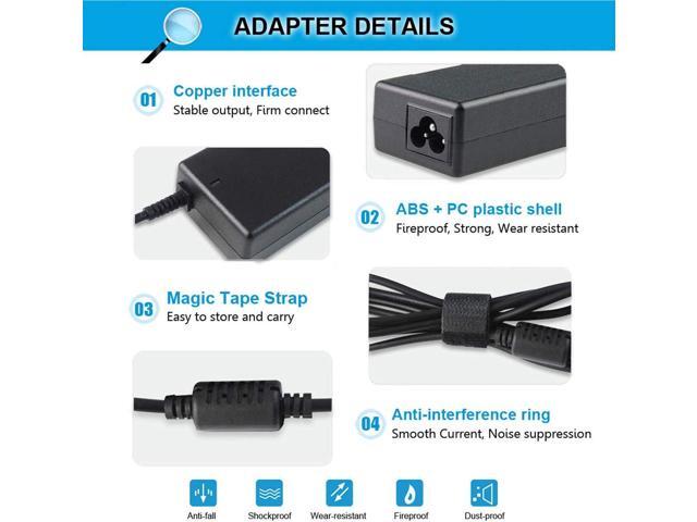 19V 3.42A 65W AC Charger Compatible with Toshiba Satellite PA3714U-1ACA PA3917U-1ACA PA3715U-1ACA C55 C55T-A5222 C655 C855D L305D L505 L655 L755...