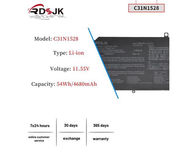 C31N1528 Laptop Battery for Asus ZenBook Flip UX360 UX360C UX360CA UX360UA UX360CA-C4008T C4028T C4041T FC060T UBM1T UX360UA-1A 1B 1C Series...