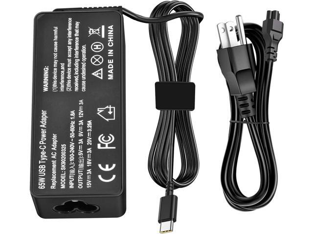65W USB Type-C Charger for Lenovo Thinkpad T14 T14S T15 T16 L13 L14 L15 E14 E15 E16 X12 X13 R14 K14 Gen 1 2 3 4 5 6, P14s P15s P52s P53s P51s...