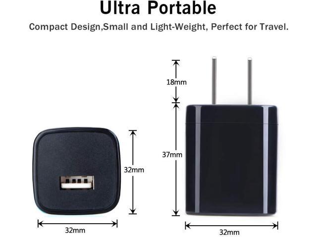 Fast Charger Block, Single Port USB Wall Plug for Phone 15 Charging Cubes 1A Power Adapter Compatible iPhone 16/15 Pro Max/14/13/12/11/XS/8,Samsung...