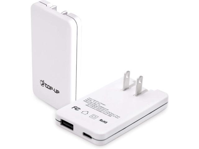 Slim USB C Wall Charger, Fast & Flat USB Wall Plug, 18W Dual Port Flat Wall Charger Block for Your USB A & USB C Devices, iPhone 15 14 13 12 Pro...