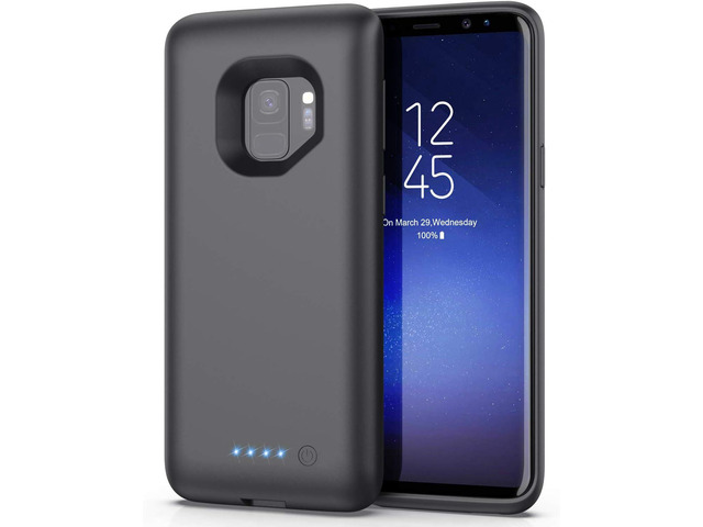 Battery Case for Samsung Galaxy S9,[6000mAh] Protective Charging Case Extended Charger Cover for Samsung Galaxy S9-5.8 inch