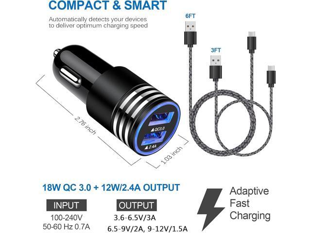 Type C Charger Fast Charger for Samsung Galaxy S24 S23 S22 S21 S20 A15 A54 A14 A53 A13,LG Stylo 6 5,Moto G Pure/G Power/G Stylus/G Play,Quick...