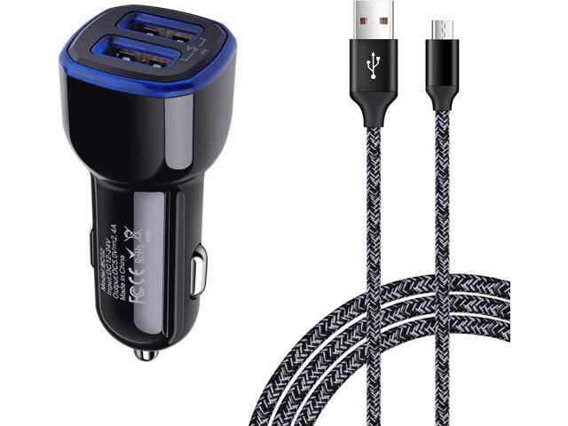 Car Charger Android for Samsung Galaxy J7 Crown/Prime/Pro/Sky Pro/Refine/Neo/Luna/Eclipse,J7 V 2nd/Perx/Star,J6 Plus J5 J4 J3 S7 Edge S6 S5 S4 S3...