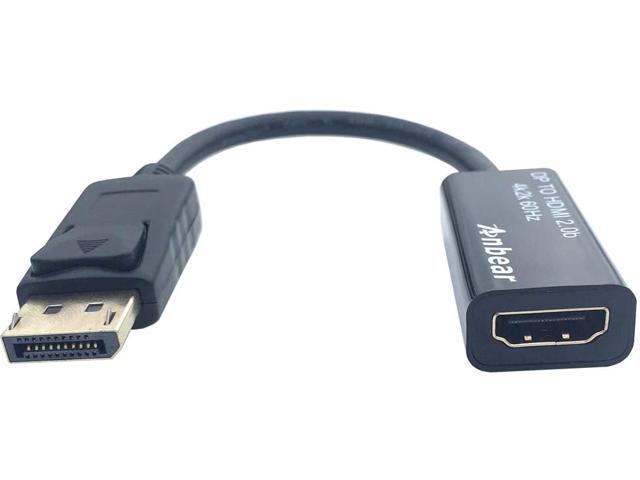 Active Display Port to HDMI 2.0 Adapter,Anbear Displayort to HDMI2.0b Adapter for Enabled PC /Tablet to HDMI Monitor /TV/ Projector, Support HDR.