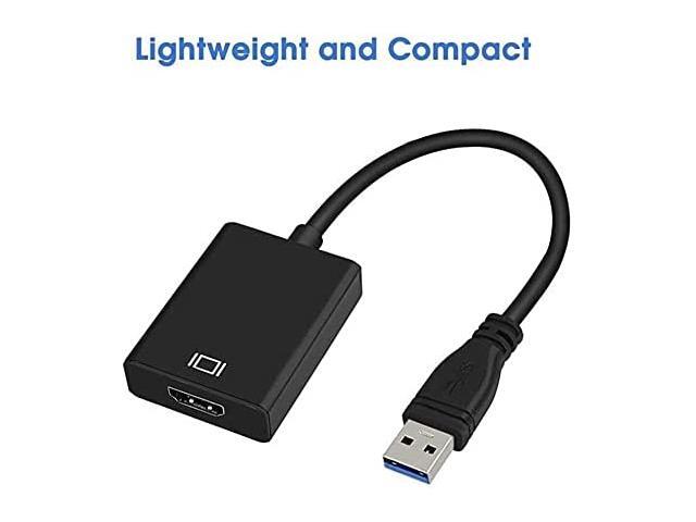 Premium 1080P USB 3.0 to HDMI-Compatible Video Adapter Converter for Pc Tv USB 3.0 to HDMI-Compatible Adapter