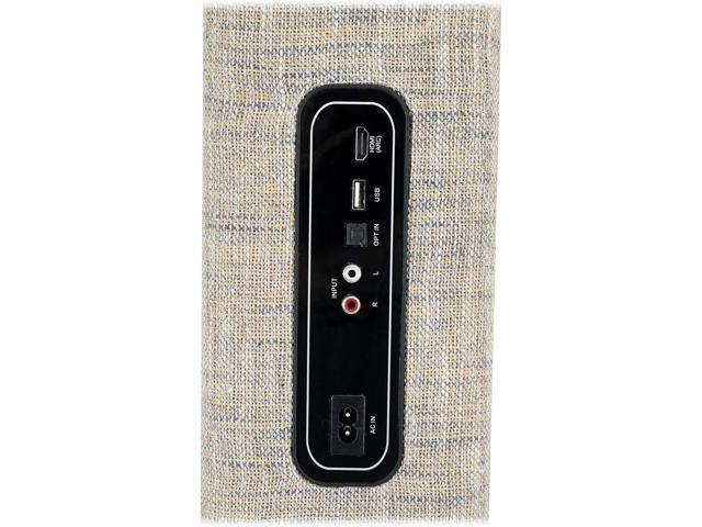 Rockville ONE-Tower BG All-in-One Bluetooth Speaker System+HDMI/Optical/RCA