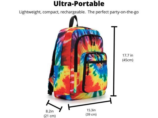 Super Real Business Bluetooth Speaker Backpack with 20-Watt Speakers & Subwoofer for Parties/Festivals/Beach. Rechargeable, Works with iPhone &...