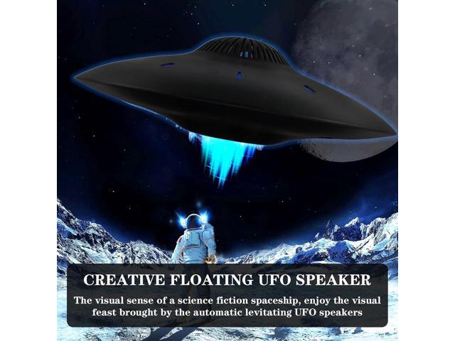 Magnetic Levitating Bluetooth Speaker, Levitating UFO Speakers with LED Lights, 360 Degree Rotation,Wireless Floating Speakers for Home Office...