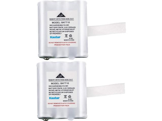 Kastar 2 Pack BATT10 Battery Replacement for Midland BATT10 BATT-10, AVP13 MID-AVP13, Midland T71, T75, T77, T79, Midland X-Talker Radios T71, T75,...