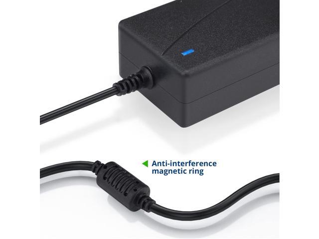 DC 12V 5A Power Supply Adapter, US Plug, 4.6FT Power Cord, AC 100-240V to DC 12V 5A Switching Transformer Jack 5.5mm x 2.5mm for LED Strip, Light,...
