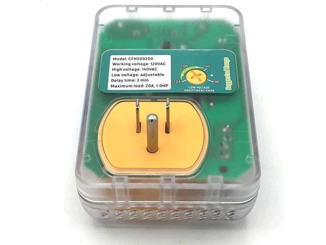 Heavy Duty 20-Amp 2400-Watt Appliance Surge Protector Smart Circuit Plug with Outlet Saver Power Cord