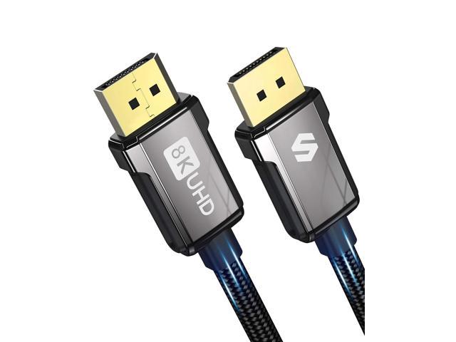 [VESA Certified] 8K DisplayPort Cable 1.4, DP Cable 10 FT [8K@60Hz, 4K@144Hz, 2K@240Hz], High Speed Video Display Port Cord, Compatible for.