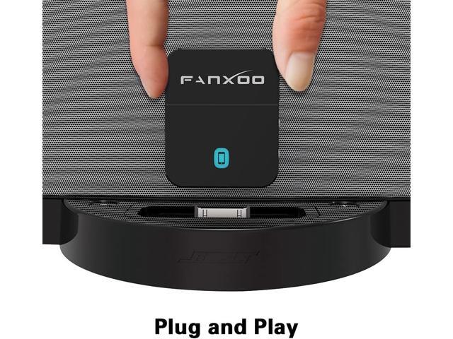 Fanxoo DockPro 30 pin Bluetooth 5.0 Adapter for Bose Sounddock 30 pin to Lightning Bluetooth Adapter Compatible for iPhone iPod Docking Station