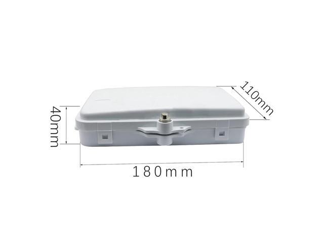 PNGKNYOCN 4 Core FTTH Fiber Distribution Box, 4 Port Fiber Distribution Box Splitter Box, for SC, FC, E2000 Adapters