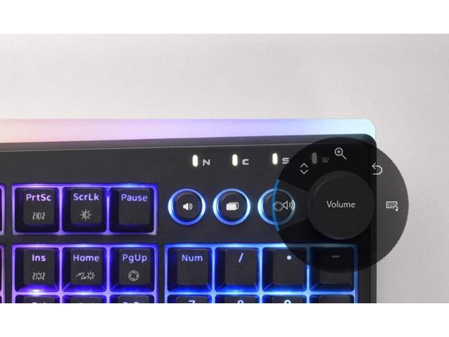 i-rocks K71M RGB Mechanical Gaming Keyboard with Media Control Knob, Switches (Brown), 107 Keys w/Full NKRO, PBT Keycaps, Multimedia Hotkeys,...