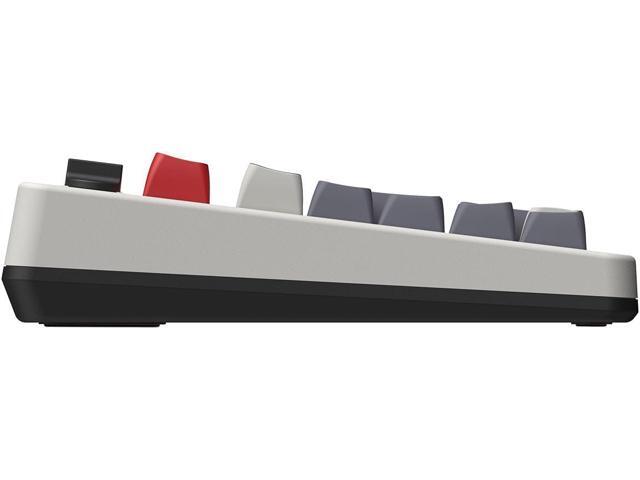 8BitDo Retro 108 Mechanical Keyboard with 108 Keys and Integrated Numpad, Bluetooth/2.4G/USB-C Hot Swappable Wireless Gaming Keyboard for Windows...