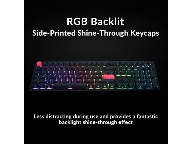 Keychron Q6 Max QMK/LUANCHER Wireless Bluetooth/2.4GHz/USB-C Wired Custom Mechanical Keyboard, Full Size Programmable Knob RGB Backlit...