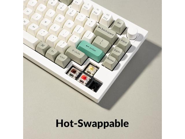 Keychron Q1 Max RGB QMK/VIA Custom Mechanical Keyboard, Full Metal Programmable Knob 2.4 GHz/Bluetooth/Wired Keyboard with Hot-Swappable Gateron...