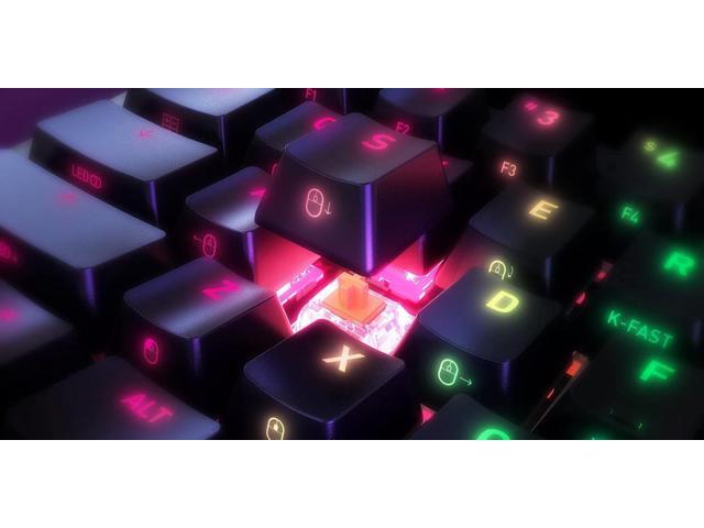 Xtrfy K5 Compact Gaming Keyboard RGB Wired US Layout (Black)
