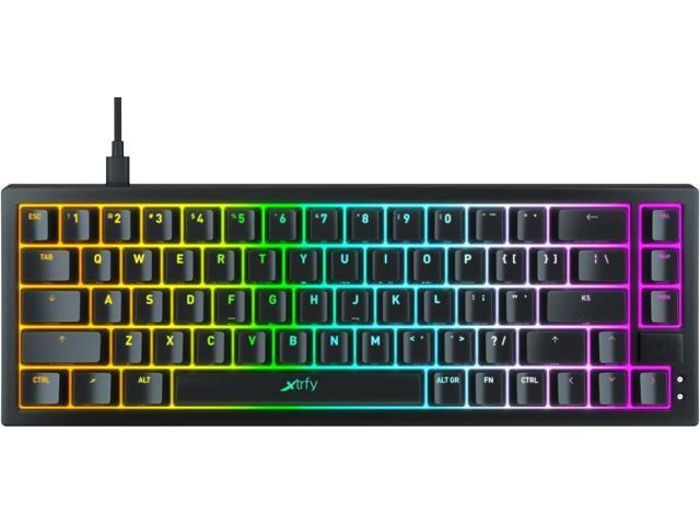 Xtrfy K5 Compact Gaming Keyboard RGB Wired US Layout (Black)