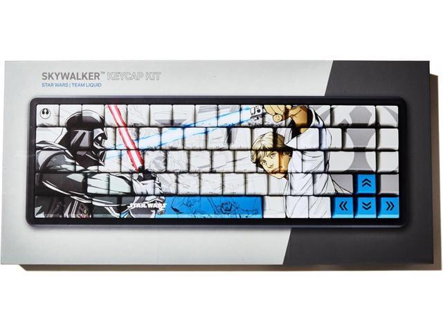 Team Liquid Star Wars Skywalker PBT Dye Sub Keycaps for Mechanical Gaming Keyboards, Cherry MX Switches, Custom Side Print, ANSI ISO Support, US...