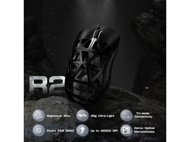 ZIYOU LANG Attack Shark R2 Wireless Gaming Mouse, Superlight Magnesium Alloy, PAW3950 42000 DPI Optical Sensor, 8000Hz Polling Rate, 2.4G/BT/Wired...