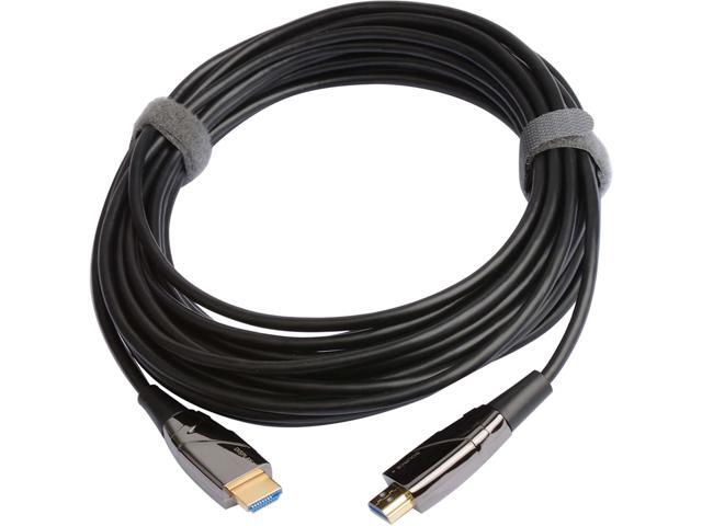 Tripp Lite Fiber Optic HDMI 2.0 (Active HDMI Cable), High Speed HDMI Cable, 4K, 60Hz, 4:4:4, 18 Gbps, 15 m. (50 ft.) Black (P568-15M-FBR)
