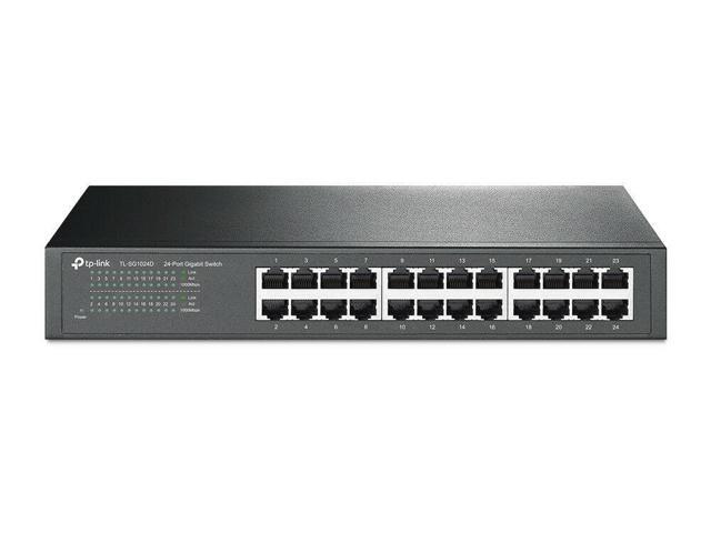 TP-Link TL-SG1024D 24-Port 10/100/1000Mbps Gigabit Desktop/Rackmount Switch