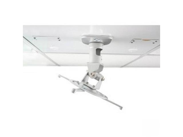 Amer Mounts AMRDCP100KIT Universal Drop Ceiling Projector Mount - Supports up to 30lb load, 360 degree rotation, 180 degree tilt