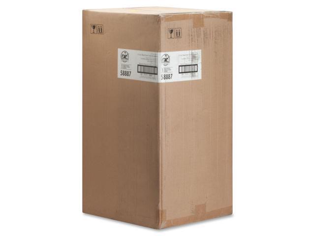 Genuine Joe Classic Round Top Receptacle Black