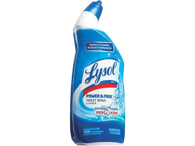 LYSOL Brand Toilet Bowl Cleaner with Hydrogen Peroxide Cool Spring Breeze 24 oz