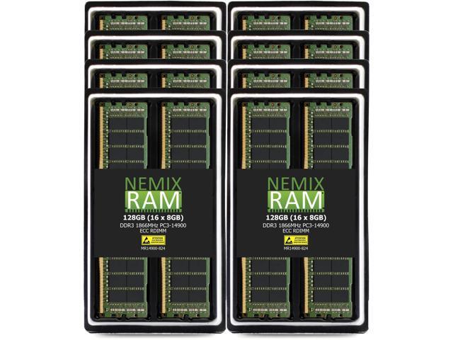 HP 753707-B21 8GB (1x8GB) DDR3 1866 (PC3 14900) ECC Registered RDIMM Memory by NEMIX RAM
