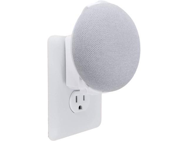 The Nest Mini Easy Genie Mount 2nd Gen 2019: The Simplest and Cleanest Outlet Wall Mount Hanger Stand for New Google Nest Mini - No Cord Wrapping.