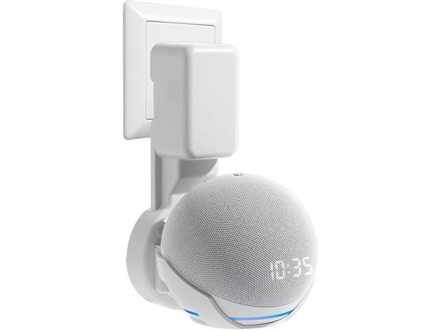 Wall Mount Holder for Dot 4th/5th Generation, Outlet Hanger for Dot 4th/5th Gen, Smart Speaker Stand, Space-Saving Accessories, Built-in Cable...