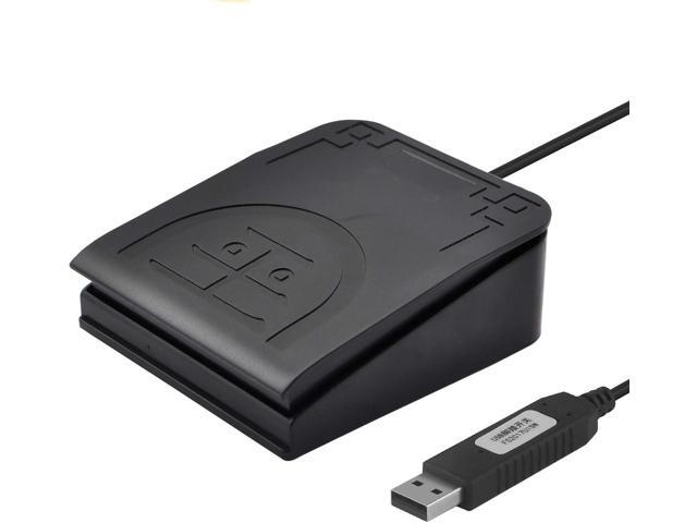 OLLGEN USB Foot Pedal Mechanical Switch Control One Key Program Computer Keyboard Mouse String Game Macro MIDI Cotroller Action HID (Single Pedal)