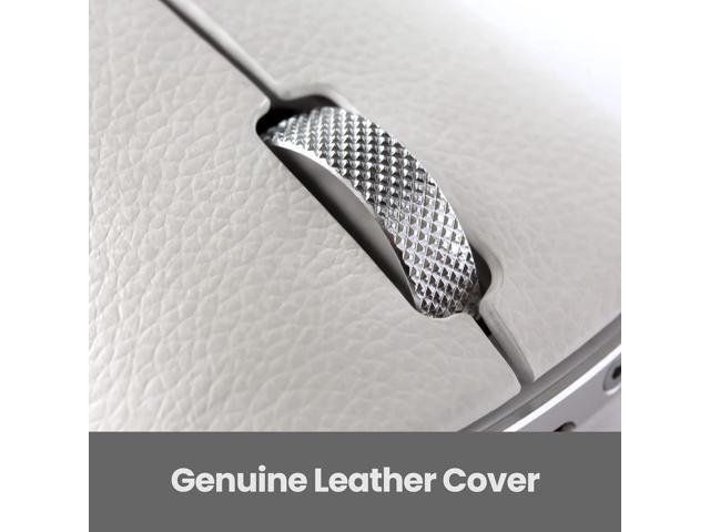 Azio Retro Classic Bluetooth Mouse (Maple) - Wireless, Genuine Leather Topped with Pixart Precision Tracker (RM-RCM-L-06)