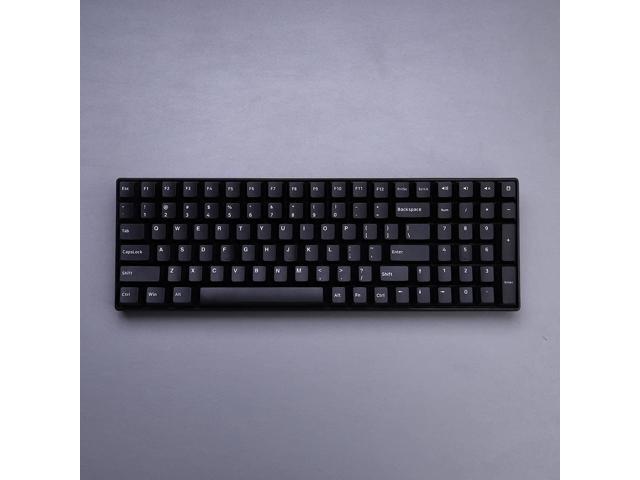 Filco Cherry Ducky iKBC Mechanical Gaming Keyboard - 139 Keys PBT Cherry Profile Double Shot White On Black Keycaps