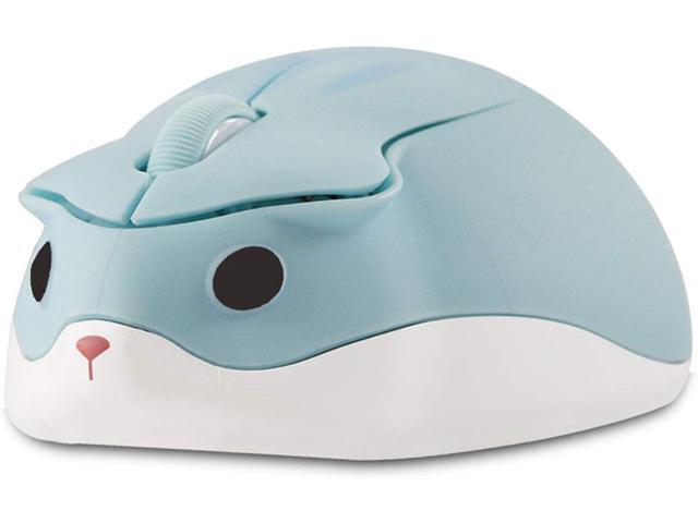 CHUYI Hamster Wireless Silent Mouse 1200DPI Cute Animal Small Cordless Portable Mice for Travel Home School Library Computer Laptop PC for Kids...