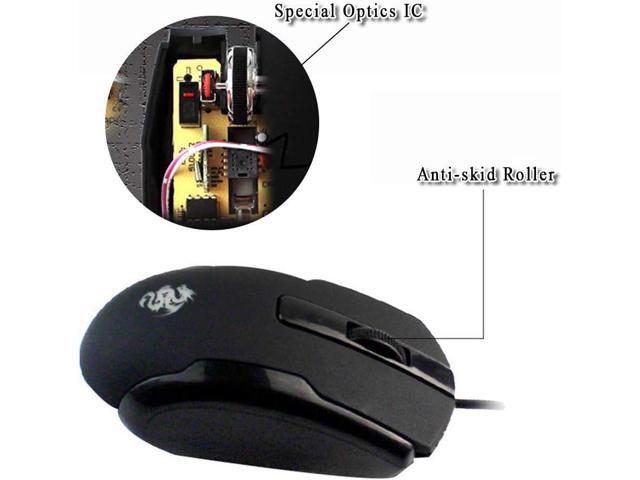 WishLotus Left Handed Mouse Logo Laser Engraving and Matte Process 800 DPI Resolution 3D Button Plug and Play Mini USB Wired Mouse Suitable for Laptop
