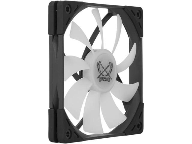 Kaze Flex 120 Slim RGB PWN - 1800RPM, 120mm x 15mm High Air Flow Computer Case Fan, Fluid Dynamic Bearing, PWN 4-Pin Connector, RGB 12V 4-Pin...