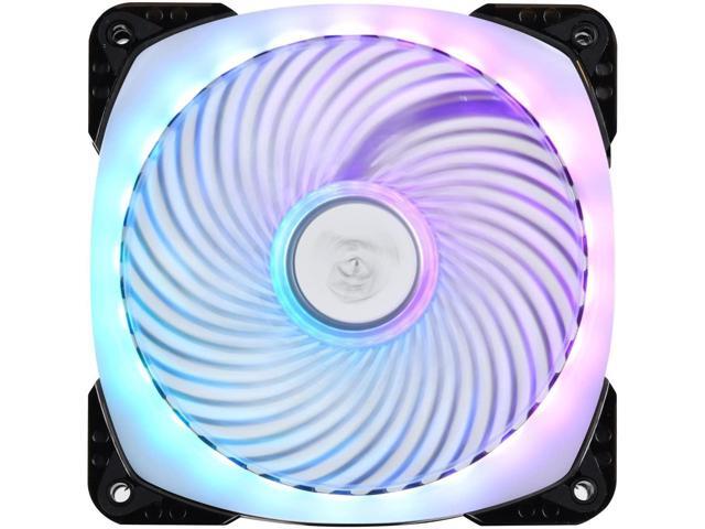 120x120x25mm / Transparent blade with black frame / 4pin fan with PWM/ ball bearing / Adressable RGB / Air Penetrator Frame