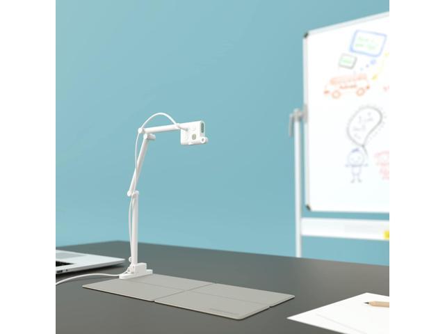 OKIOCAM S-4K 8MP Document Camera and Webcam 2-in-1 with OKIOPoint Smart Visual Pointer, Document Camera for Teachers, Compatible w PC, Mac,...
