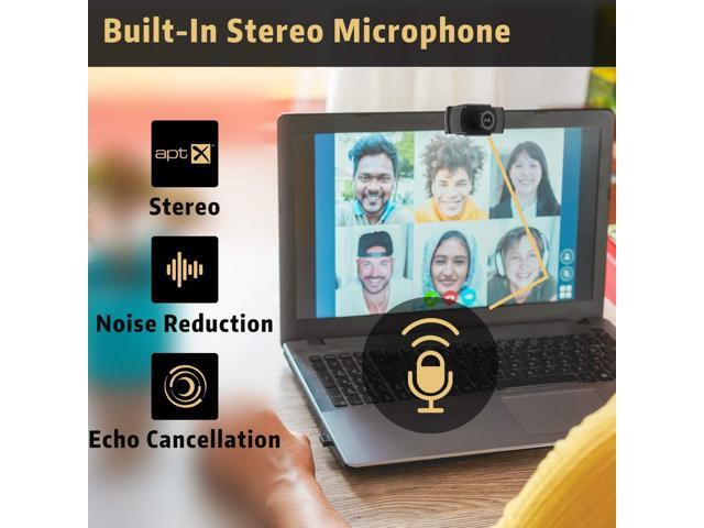 Septekon 1080P HD Webcam with Microphone, Streaming Computer Web Camera for Laptop/Desktop/Mac/TV, USB PC Cam for Video Calling, Conferencing, Gaming