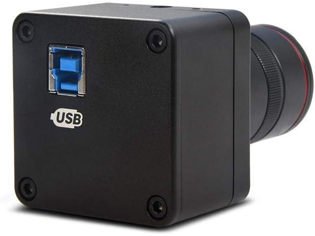 MOKOSE 4K@30fps USB Camera with 6-12mm Varifocal Manual Lens Webcam UVC Free Drive Compatible Windows Mac OS X Linux