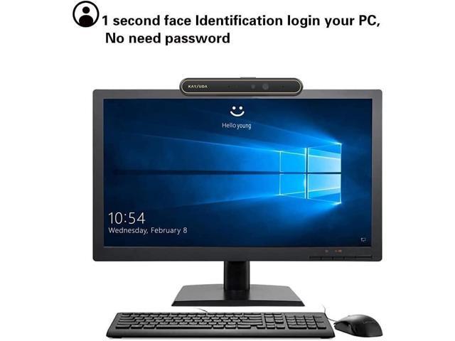 Face Recognition USB IR Camera for Windows Hello, RGB 1080P (Entry Level) Webcam with Dual Microphone