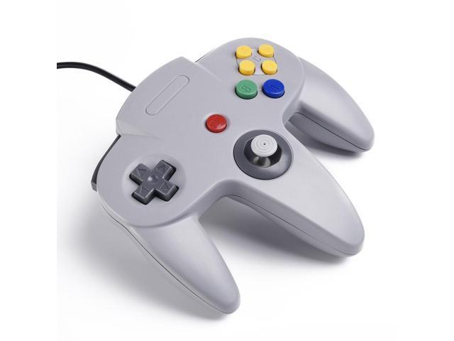 SAFFUN Classic N64 Controller, N64 Wired USB PC Game pad Joystick, N64 Bit USB Wired Game Stick Joy pad Controller for Windows PC MAC Linux...