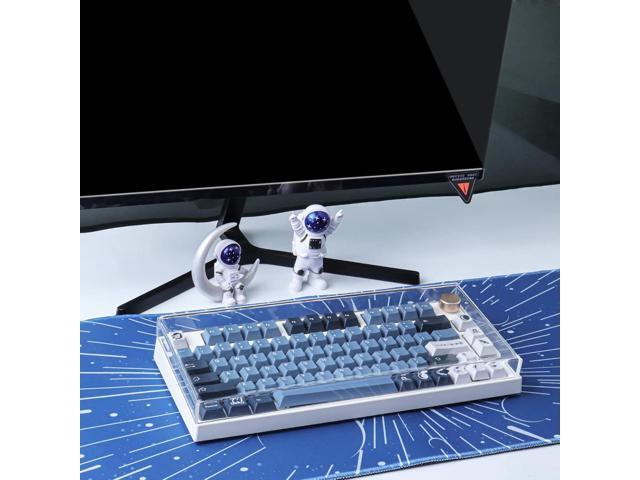 Hyekit Premium Acrylic Keyboard Cover - Clear Protector for Mechanical Keyboards - Dust Cover - Compatible with Nj80/GMMK Pro/Keychron Q1/MOD007...